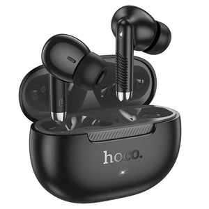 Casti Wireless Hoco EQ24, Ear Buds, BT 5.4, 40/320mAh - Negru miezul noptii / Negru