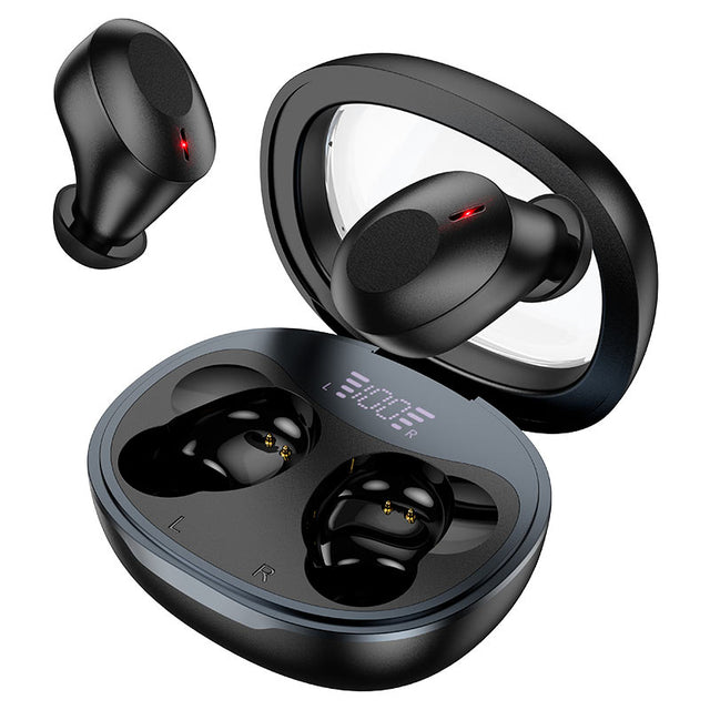 Casti Wireless Hoco EQ3, Ear Buds, BT 5.3, 150h StandBy, 300mAh, Smart True - Negru