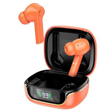Casti Wireless Hoco EW18, Ear Buds, BT 5.3, 150h StandBy, 300mAh, Wireless Case - Negru