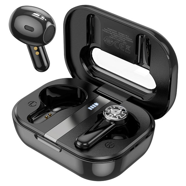 Casti Wireless Hoco EW31, Ear Buds, BT 5.3, 150h StandBy, 250mAh, Perfection - Negru