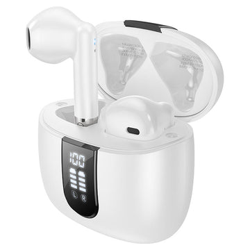 Casti Wireless Hoco EW36, Ear Buds, BT 5.3, 150h StandBy, 400mAh, Melody - Negru