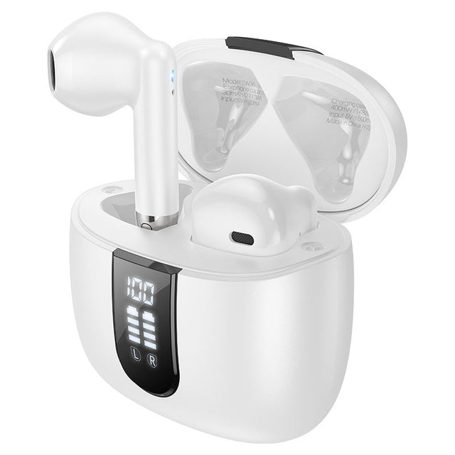 Casti Wireless Hoco EW36, Ear Buds, BT 5.3, 150h StandBy, 400mAh, Melody - Negru