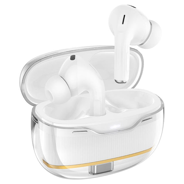 Casti Wireless Hoco EW54 Rayo, In Ear, BT 5.3, 300mAh - Alb