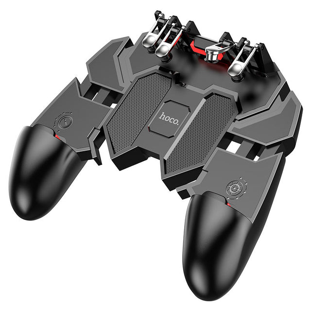 Controler Jocuri Hoco GM7, pentru Telefon, 6 Butoane Fizice, Eagle - Negru