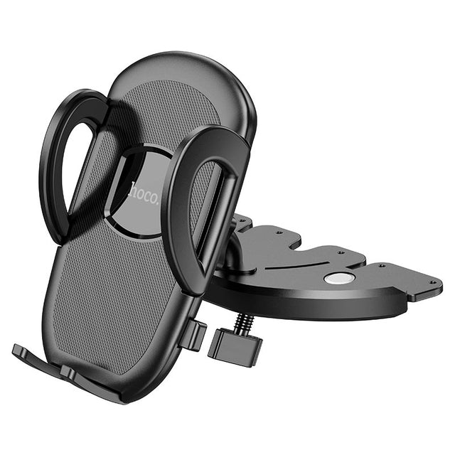 Suport Auto Hoco H11, cu Cleme Laterale, Montaj Slot CD, AutoGravity - Negru