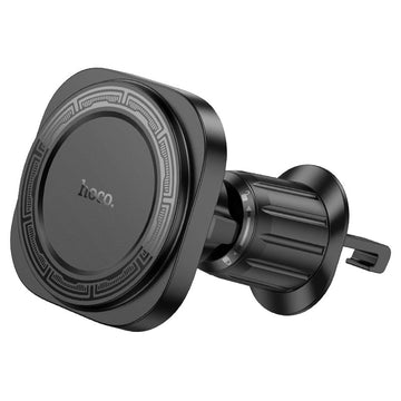 Suport Auto Hoco H28, Magnetic, Montaj Ventilatie, MultiAngle, Pull Hook - Negru