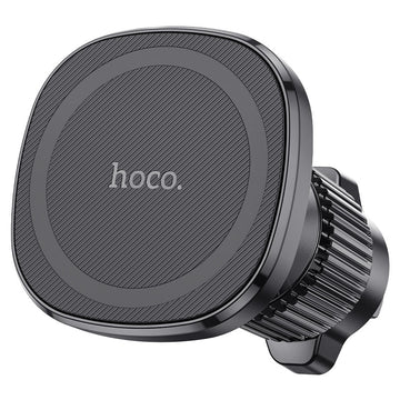 Suport Auto Hoco H34, Magnetic, Montaj Ventilatie, Compact, Pull Hook - Negru