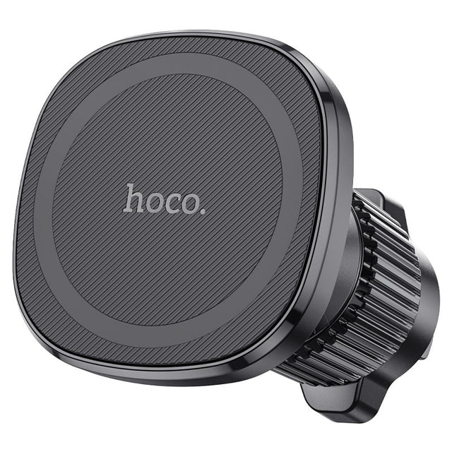 Suport Auto Hoco H34, Magnetic, Montaj Ventilatie, Compact, Pull Hook - Negru