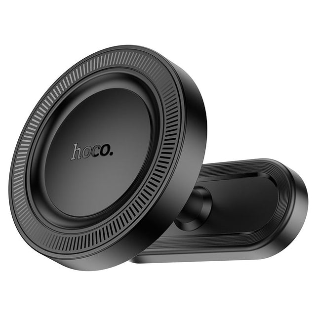 Suport Auto Hoco H58, Magnetic, Fixare Dubla, Montaj Universal, Ring - Negru
