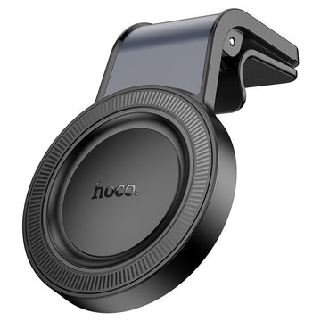 Suport Auto Hoco H59, Magnetic, Montaj Ventilatie, Ring - Negru