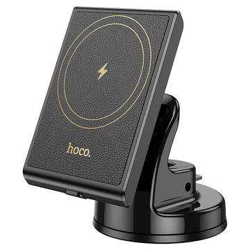 Suport Auto cu Incarcare Wireless Hoco HW20, MagSafe, Montaj Bord, MultiAngle - Negru
