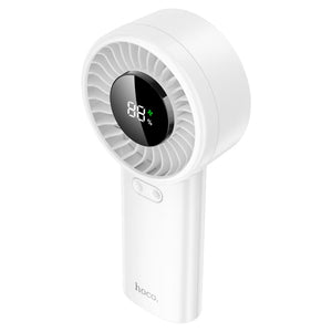 Cooler Hoco HX62, Portabil, X5 Viteze, 1200mAh, 2.5h, 5-17h, Digital LED - Alb