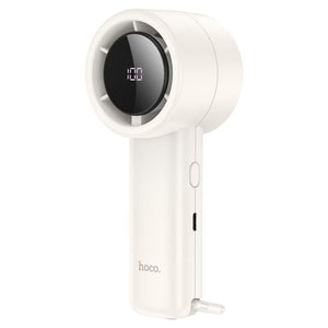 Cooler Hoco HX63, Portabil, X5 Viteze, 2000mAh, 2.5h, 6h, Digital LED - Alb