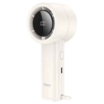 Cooler Hoco HX63, Portabil, X5 Viteze, 2000mAh, 2.5h, 6h, Digital LED - Alb
