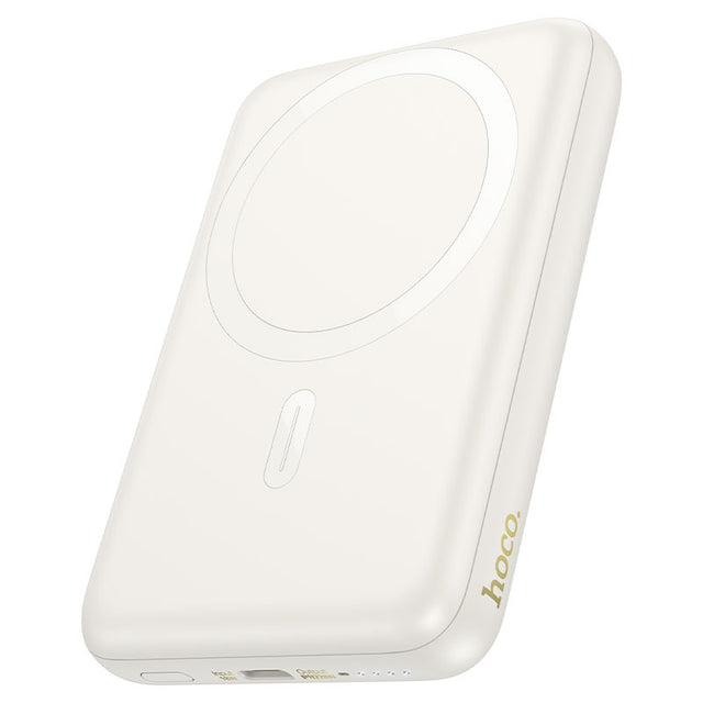 Baterie externa Hoco J141, Wireless, PD20W, 1xUSB-C 10000mAh - Alb laptos