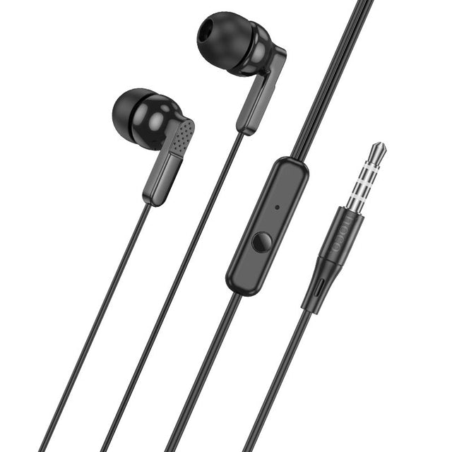 Casti cu Fir Hoco M121, In Ear, Jack 3.5mm, Microfon - Negru