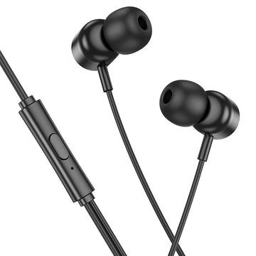 Casti In-Ear cu Fir Hoco M122, USB-C, Microfon - Negru