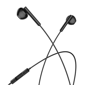 Casti Hoco M64, In Ear, 3.5mm, 1.2m, Driving, Mic & Volume Key, HiFi - Alb