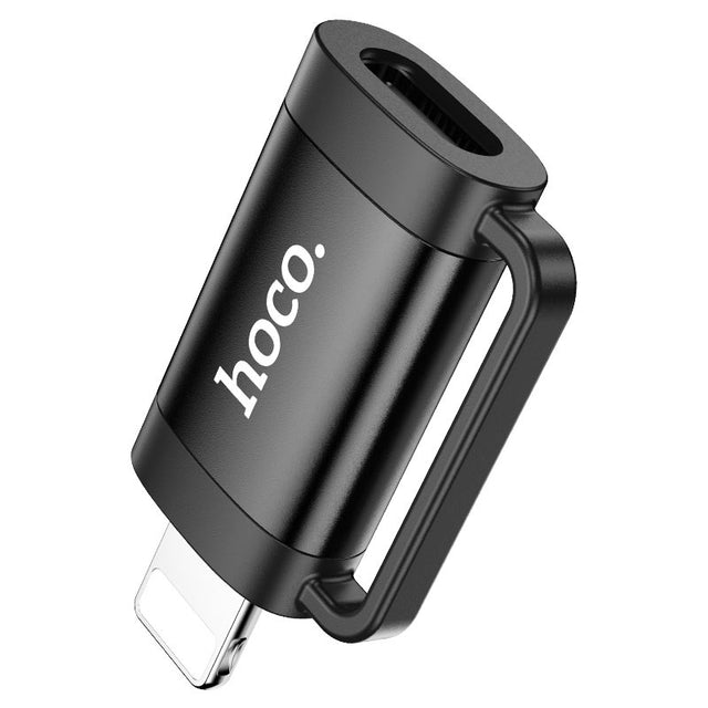 Adaptor OTG Transfer/Incarcare Hoco UA31B, USB-C la Lightning - Gri