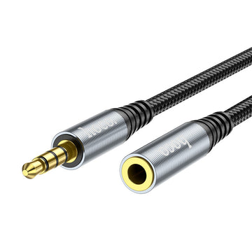 Cablu Audio Hoco UPA20, Jack 3.5mm M la Jack 3.5mm F, 2m - Negru