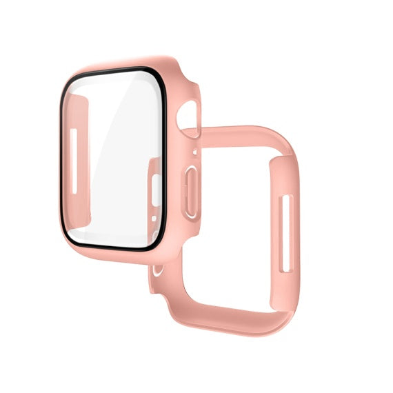Folie Integrata Hoco WS4, Rama Protectie cu Folie Integrata, iWatch Series 7/8, PC, 41mm -