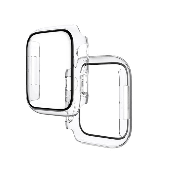 Folie Integrata Hoco WS4, Rama Protectie cu Folie Integrata, iWatch Series 7/8, PC, 45mm -