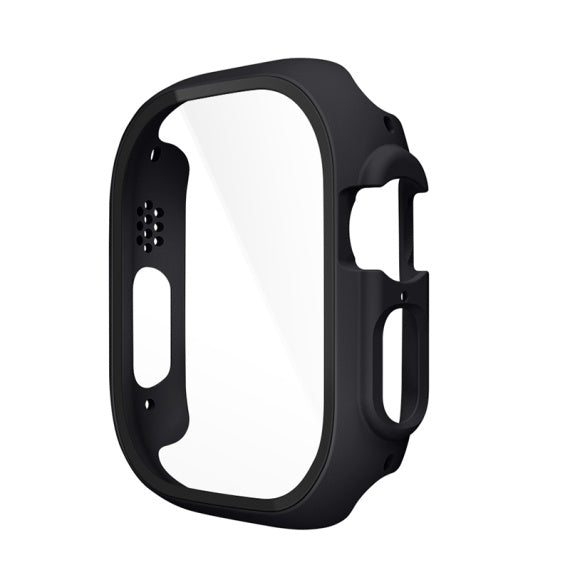 Folie Integrata Hoco WS6, Rama Protectie cu Folie Integrata, iWatch Ultra, 3D PC, 49mm - N