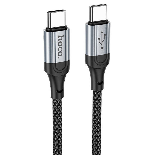 Cablu Date si Incarcare Hoco X102, USB-A la Lightning, 2.4A, Braided, 1.2m - Negru