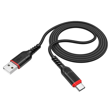 Cablu Hoco X59 Victory, USB-A la USB-C, 18W, 1m - Negru