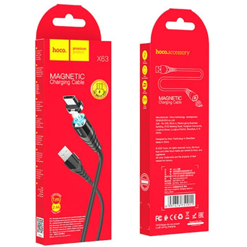 Cablu Date si Incarcare Hoco X63, USB-A la MicroUSB, 18W, 2.4A, 1m - Negru