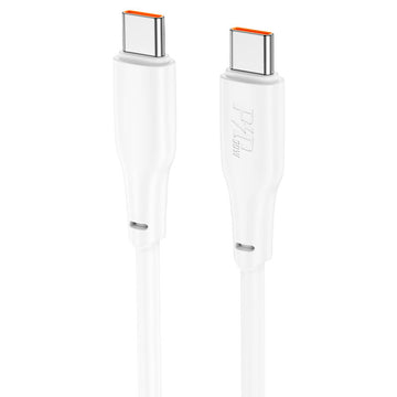 Cablu Date si Incarcare Hoco X93, USB-C, PD60W, QC3.0, 1m - Alb