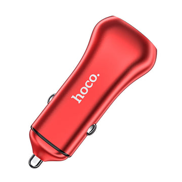 Incarcator Auto Hoco Z37, 36W, 2xUSB-A - Negru