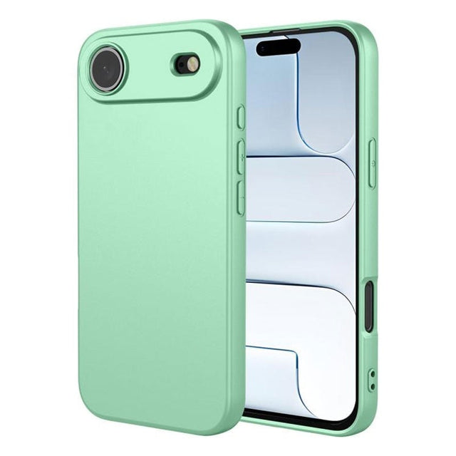 Husa Soft pentru iPhone 17 Air, MicroFiber, TPU - Turcoaz