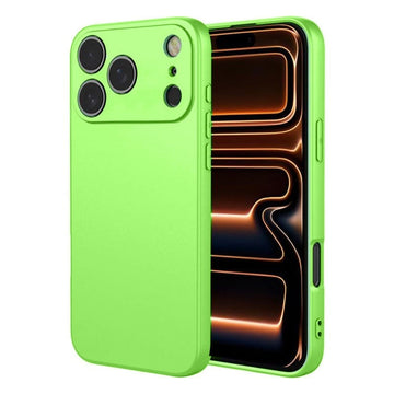 Husa Soft pentru iPhone 17 Pro, MicroFiber, TPU - Verde menta