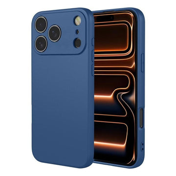 Husa Soft pentru iPhone 17 pro, MicroFiber, TPU - Albastru