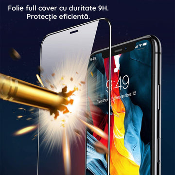 Folie Clear pentru Xiaomi 13T Pro, AntiStatic Glass - Transparent / Negru