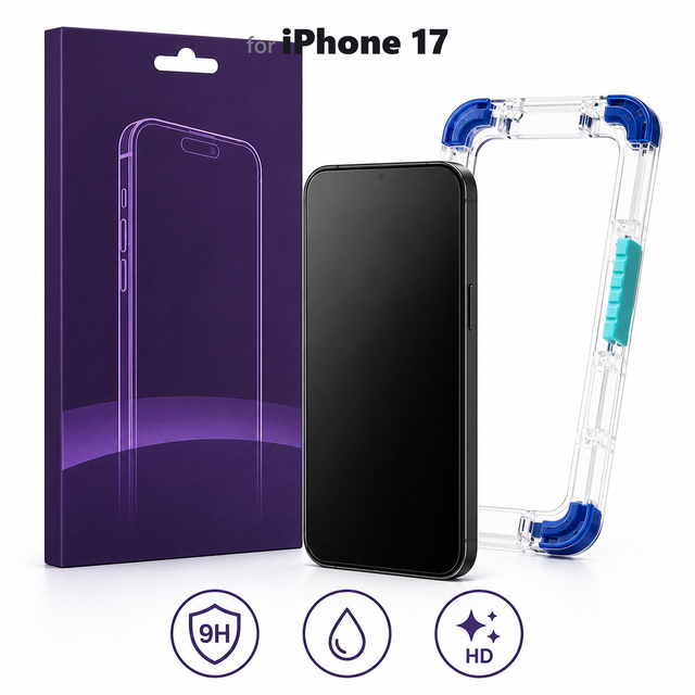 Folie Sticla MagicBox pentru iPhone 17, Instalare AUTOMATA c - imagine 1