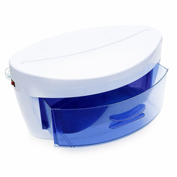 Sterilizator UV Profesional Vionex cu Sertar Compact - Salon Unghii, Frizerie, Cosmetica - Lampa UV 6W cu Ozon, Oprire Automata la Deschidere, Alb
