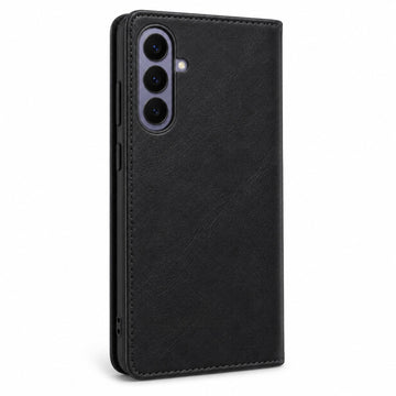 Husa Flip Piele pentru Samsung S26, Deluxe, Magnetic Wallet - Negru