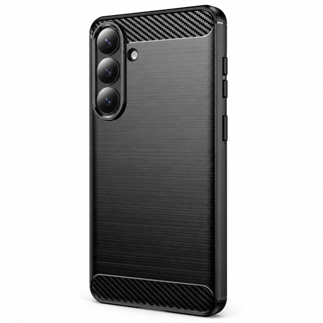 Husa Brush Samsung S26 Plus negru metal look - poza catalog