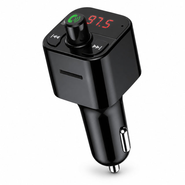 Modulator FM X-Start CC085, 18W, 1xUSB-C, 1xUSB-A, 5A - Negru