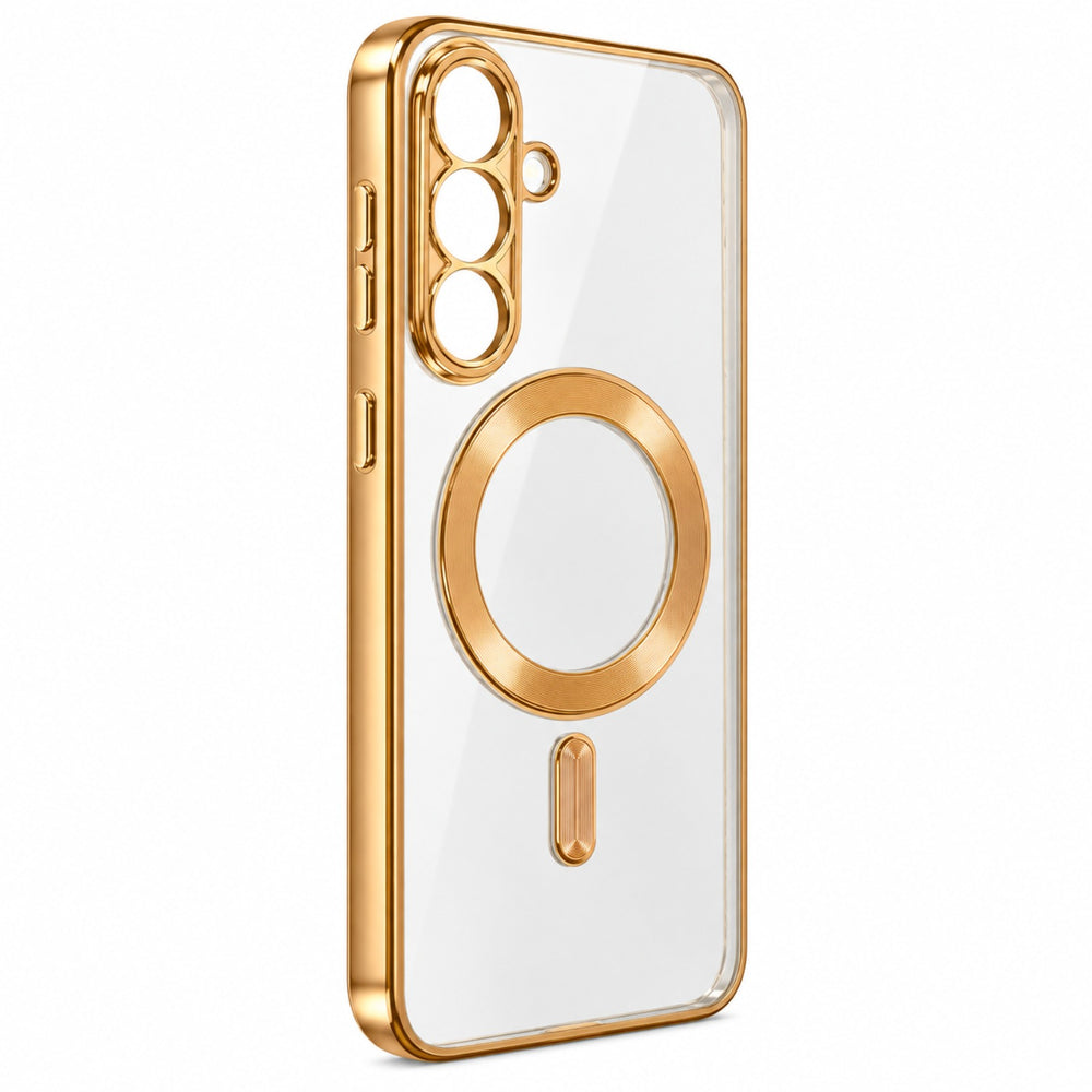 Husa Plating pentru Samsung S26 Plus, MagSafe - Auriu