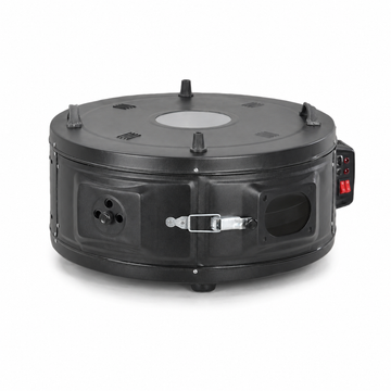 Cuptor Electric Rotund Zilan 37 L, Interior Emailat, Fereastra Frontala, Termostat, Tava Rotunda Emailata, Negru, 1400W