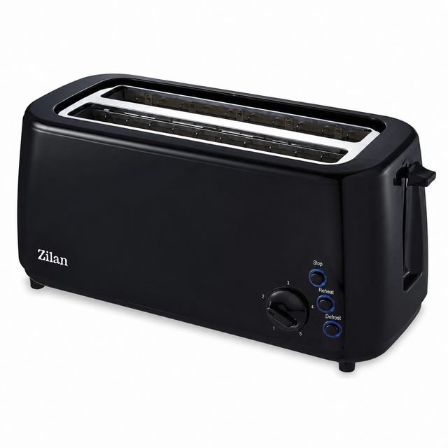 Prajitor de Paine Zilan cu 4 Fante Lungi, 5 Niveluri de Rume - imagine 1