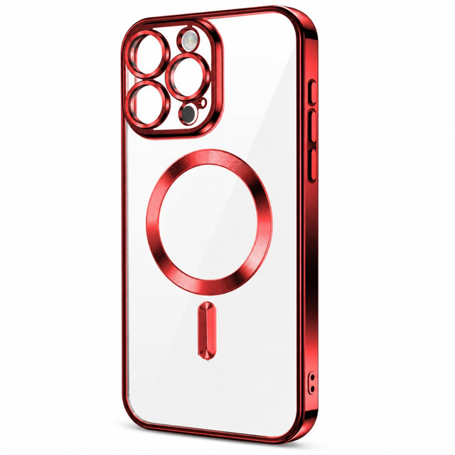 Husa Plating iPhone 14 Pro Max rosu - poza catalog