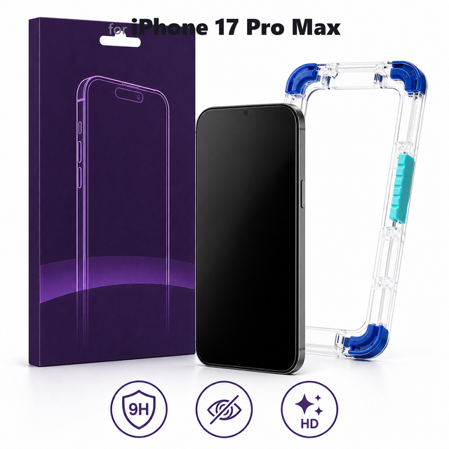 Folie Sticla Privacy MagicBox pentru iPhone 17 Pro Max, Inst - imagine 1