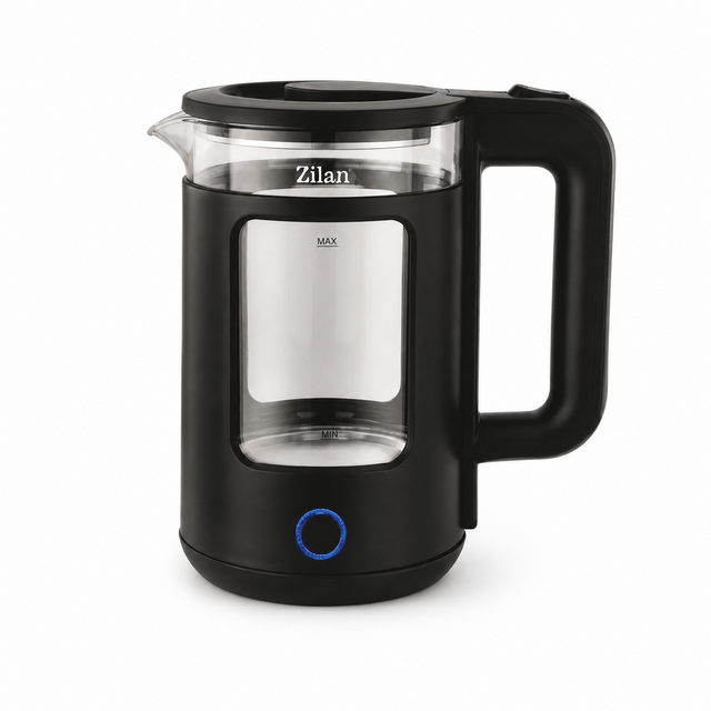 Fierbator de Apa Zilan fara Fir 1.5 L, Rotire 360°, Corp Sti - imagine 1