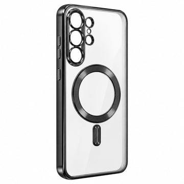 Husa Plating pentru Samsung S26 Ultra, Silicon cu MagSafe, ElectroEdge - Negru