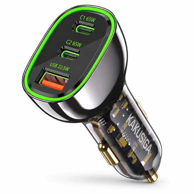 Incarcator Kaku KSC-1057 Auto + Cablu USB-C, 125W - Negru