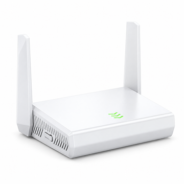 Router, Hoco HI36, Wireless Wi-Fi 4, 2.4Ghz, 300Mbps, 2xLAN - Alb